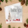 Lala by the Sea Mail Carrier Christmas Thank You Cards, 50 Pack, Moose scene view 1