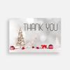 Lala by the Sea Mail Carrier Christmas Thank You Cards, 50 Pack, Moose scene view 2