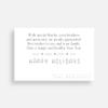 Lala by the Sea Mail Carrier Christmas Thank You Cards, 50 Pack, Moose scene view 3