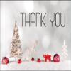 Lala by the Sea Mail Carrier Christmas Thank You Cards, 50 Pack, Moose scene view 4