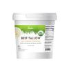 100% Pure Fully Rendered Grass Fed Grass Finished Beef Tallow- (4 lbs) view 1