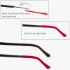 6Pair Silicone Anti-Slip Eyeglass End Tips Ear Sock Eyeglass Arms Replacement Silicone Temple Tips Sleeves for Glasses Anti-Slip Ear Sock Stretchy Tube view 4