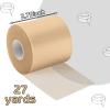24 Pieces Foam Underwrap Tape Sports Prewrap Athletic Tape Foam Pre Wrap for Ankles Wrists Hands and Knees(Beige) view 2