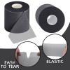 24 Pieces Foam Underwrap Tape Sports Prewrap Athletic Tape Foam Pre Wrap for Ankles Wrists Hands and Knees(Black, Beige) view 3