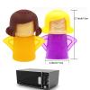 Microwave Oven Cleaner 2 Pack Angry Mama Microwave Steam Cleaner Disinfect Angry Mom Microwave Oven Odor Absorber Deodorant Easy to Clean with Vinegar and Water for Home or Office view 2