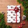 Customized Name Gift Wrapping Paper, Christmas Dog Dachshund Santa Hat White Personalized Birthday Gift Wrap Paper with Text Funny Wrapping Paper Roll for Men Women Birthday Christmas 58x23 1 Roll view 4