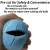 RMAMSCOV Tennis Balls for Walkers 4 Pack, RMASCOV Precut Tennis Balls for Walkers,Walker Balls Tennis Ball for Chair Legs(Light Blue) view 4