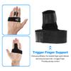 Denpetec Trigger Finger Splint, Lightweight Durable, Non Slip Adjustable Strap, for Thumb, Index, Middle, Ring, Little Finger, Finger Pain Relief and Sport Injuries(Black) view 3