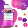 BeLive Probiotic Gummies - Probiotics with 5 Billion CFUs for Digestive Health, Men, Women & Kids Probiotic Supplements for Immune Support, Sugar Free & Vegan  Blueberry, Strawberry & Orange | 2-Pack view 2
