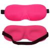 3D Contoured Luxury Blindfold Sleep Mask, Eye Mask for Sleeping, Light Blocking Eye Blinder with Adjustable Strap for Men & Women, Soft & Comfortable Sleep Mask for Travel Shift Work, Hot Pink view 1