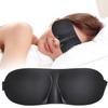 3D Contoured Luxury Blindfold Sleep Mask, Eye Mask for Sleeping, Light Blocking Eye Blinder with Adjustable Strap for Men & Women, Soft & Comfortable Sleep Mask for Travel Shift Work, Black view 1
