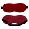 3D Contoured Luxury Blindfold Sleep Mask, Eye Mask for Sleeping, Light Blocking Eye Blinder with Adjustable Strap for Men & Women, Soft & Comfortable Sleep Mask for Travel Shift Work, Burgundy view 1