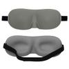 3D Contoured Luxury Blindfold Sleep Mask, Eye Mask for Sleeping, Light Blocking Eye Blinder with Adjustable Strap for Men & Women, Soft & Comfortable Sleep Mask for Travel Shift Work, Grey view 1