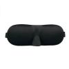 3D Contoured Eye Mask for Sleeping, Luxury Blindfold Sleep Mask with Adjustable Strap, Soft and Comfortable Night Eye Mask for Men Women, Light Blocking Eye Blinder for Travel Sleeping, Black view 1