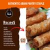 Best of Thailand [Square] White Rice Paper Wraps 3 Pack | Perfect for Fresh Spring Rolls & Dumplings | Non-GMO, Gluten-Free, Vegan & Paleo | Kosher for Passover Kitniyot view 2