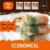 Best of Thailand [Square] White Rice Paper Wraps 3 Pack | Perfect for Fresh Spring Rolls & Dumplings | Non-GMO, Gluten-Free, Vegan & Paleo | Kosher for Passover Kitniyot view 4