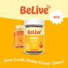 BeLive Organic Omega 3 Gummies - Omega 3 6 9 7 DHA & EPA from Flaxseed Oil & Sea Buckthorn Fruit Oil, Vegan, for Kids & Adults, Full Body, Brain & Eye Support, Sugar Free  Peach | 2-Pack view 3
