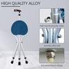 Yayayo Walking Cane with Seat Aluminum Alloy Portable LED Floding Chair for Seniors Adult Height Adjustable Heavy Stick Stool for Elderly Gift Blue view 3