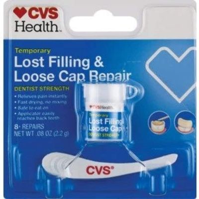 CVS Temporary Lost Filling & Loose Cap Repair