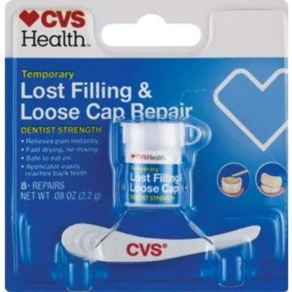 CVS Temporary Lost Filling & Loose Cap Repair