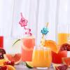 24 Under the Sea Party Favors Animal Drinking Straws Goodie Gifts for Kids Ocean Birthday Party Supplies With 2 PCS Cleaning Brushes view 4