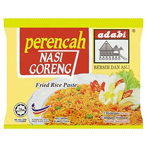 Adabi Perencah Nasi Goreng (Fried Rice Paste) 30g - Adabi Fried Rice Paste has a complete portion of ingredients needed to make a fried rice.