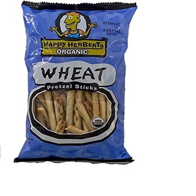 Organic Wheat Pretzel Sticks 8 oz 12 cases
