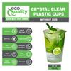 32 oz Plastic Cups | Clear Plastic Disposable Pet Cups | Crystal Clear Cup | Cold Smoothie | Iced Coffee Go Cups | Ideal for Coffee, Parfait, Juice, Soda, Cocktail, Party Cups, Meal Prep (500) view 4