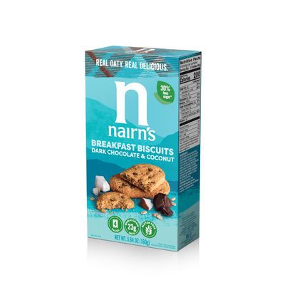 Nairn's Gluten Free Chocolate & Coconut Breakfast Biscuits, 5.64oz