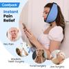 Comfpack Face Ice Pack Wrap for TMJ Relief with 4 Reusable Hot Cold Gel Packs, Wisdom Teeth Ice Pack Head Wrap for Tonsillectomy, Tooth Extraction & Teeth Removed, Oral Surgery, Cosmetic Injection view 2