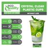 32 oz Plastic Cups | Clear Plastic Disposable Pet Cups | Crystal Clear Cup | Cold Smoothie | Iced Coffee Go Cups | Ideal for Coffee, Parfait, Juice, Soda, Cocktail, Party Cups, Meal Prep (250) view 4