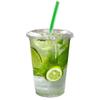 EcoQuality 32 oz Clear Plastic Disposable Cups with Lids and Smoothie Straws - Clear PET Cup for Smoothies, Protein Shakes, Bubble Tea, Iced Coffee, Boba, Fresh Juice, Meal Prep, Party Cup (250) view 3