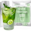 32 oz Plastic Cups | Clear Plastic Disposable Pet Cups | Crystal Clear Cup | Cold Smoothie | Iced Coffee Go Cups | Ideal for Coffee, Parfait, Juice, Soda, Cocktail, Party Cups, Meal Prep (200) view 2