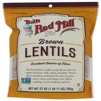 Bob's Red Mill Brown Lentils 27 oz Pkg