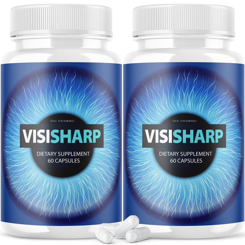 (2 Pack) Visisharp Advanced Eye Health Formula for Eyes Pills Visi Sharp Supplement (120 Capsules)