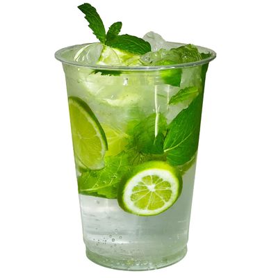 32 oz Plastic Cups | Clear Plastic Disposable Pet Cups | Crystal Clear Cup | Cold Smoothie | Iced Coffee Go Cups | Ideal for Coffee, Parfait, Juice, Soda, Cocktail, Party Cups, Meal Prep (100)
