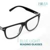 2SeeLife Oversized Blue Light TR-90 Reading Glasses for Men  Medium Fit, Sturdy Frame, Spring Hinges, Premium Readers, Black, +2.75 view 2