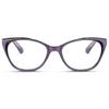 2SeeLife Narrow Cat Eye Reading Glasses for Women  SmallMedium Fit, Sturdy Frame, Spring Hinges, Stylish Cateye Readers, Purple, +2.50 view 1