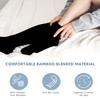 Bamboo Rayon Knee High Diabetic Socks for Men & Women 4 Packs, Soft No-Binding Cushioned Sole Seamless Diabetic Socks, White(4 Pairs, 10-13) view 2