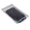 FERENLI 500 Pieces Stand Up Clear Front Zipper Lock Resealable Aluminum Mylar Foil Plastic Packaging Bag for Zip Heat Seal Package Lock with Tear Notch Long Term Food Storage 5.9x8.7 inch view 4