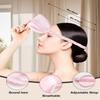 2Pack Silk Sleep Mask,IEKEODI Eye Mask for SleepingElastic Blackout Eye Mask & Blindfold for Full Night's Sleep,Travel and Nap(Black+Purple) view 3