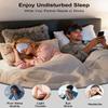 2Pack Silk Sleep Mask,IEKEODI Eye Mask for SleepingElastic Blackout Eye Mask & Blindfold for Full Night's Sleep,Travel and Nap(Black+Purple) view 4