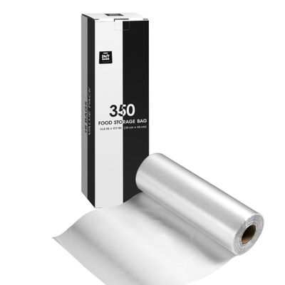 14"x18" 2 Gallon Plastic Produce Bags on a Roll- 350 Bags, Clear Grocery & Bread Bags, Food Contact Safe (X-Large)
