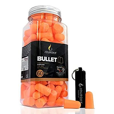 Earmine EP-SN38-EM-BT-OR-JSPP-CS Ear Plugs Bottle, Orange - Case of 72-60 per Case
