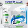CPAP Mask Wipes - 150 Count Jumbo Pack + 6 Travel Sheets - Dura Cleanse Extra Large, Extra Moist Cleaning Wipes for Full Face, Nasal Masks Unscented Cleaner for CPAP Machine, Supplies and Accessories view 2