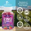 Zinc Gummies 50mg - Immune Skin & Bone Support Health Gummy & Premium Antioxidant Chewable - High Absorption Vegan, Best Zinc Supplements Vitamin for Women & Men - Tasty Berry Flavor - 120 Gummies view 4