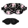 3D Sleep Mask, 100% Blackout 3D Contoured Sleep Eye Mask, Comfortable & Super Soft Sleeping Mask with Adjustable Straps for Women, Men, Sleeping Travel Yoga Naps (Peony Flower - Pack of 1) view 1