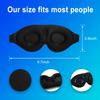 3D Sleep Mask, 100% Blackout 3D Contoured Sleep Eye Mask, Comfortable & Super Soft Sleeping Mask with Adjustable Straps for Women, Men, Sleeping Travel Yoga Naps (Peony Flower - Pack of 1) view 4