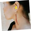 1set Moldable Ear Plugs for Sleeping Soft Noise Cancelling Earplugs Safe and Comfortable Sound Insulation for Work Study and Rest Yellow view 3