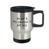 Funny Diabetic Gift - Diabetes Travel Mug - Present For Diabetic - Diabetes Awareness - My Pancreas Is Just Lazy view 2